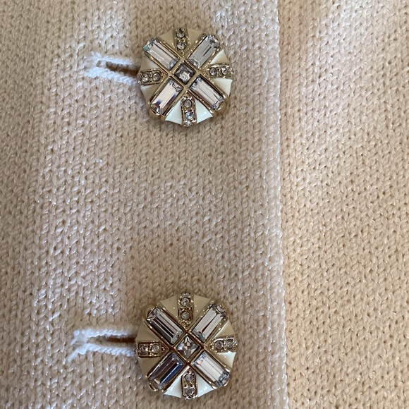 St. John Evening by Marie Gray Cream Evening Blazer - Picture 8 of 11